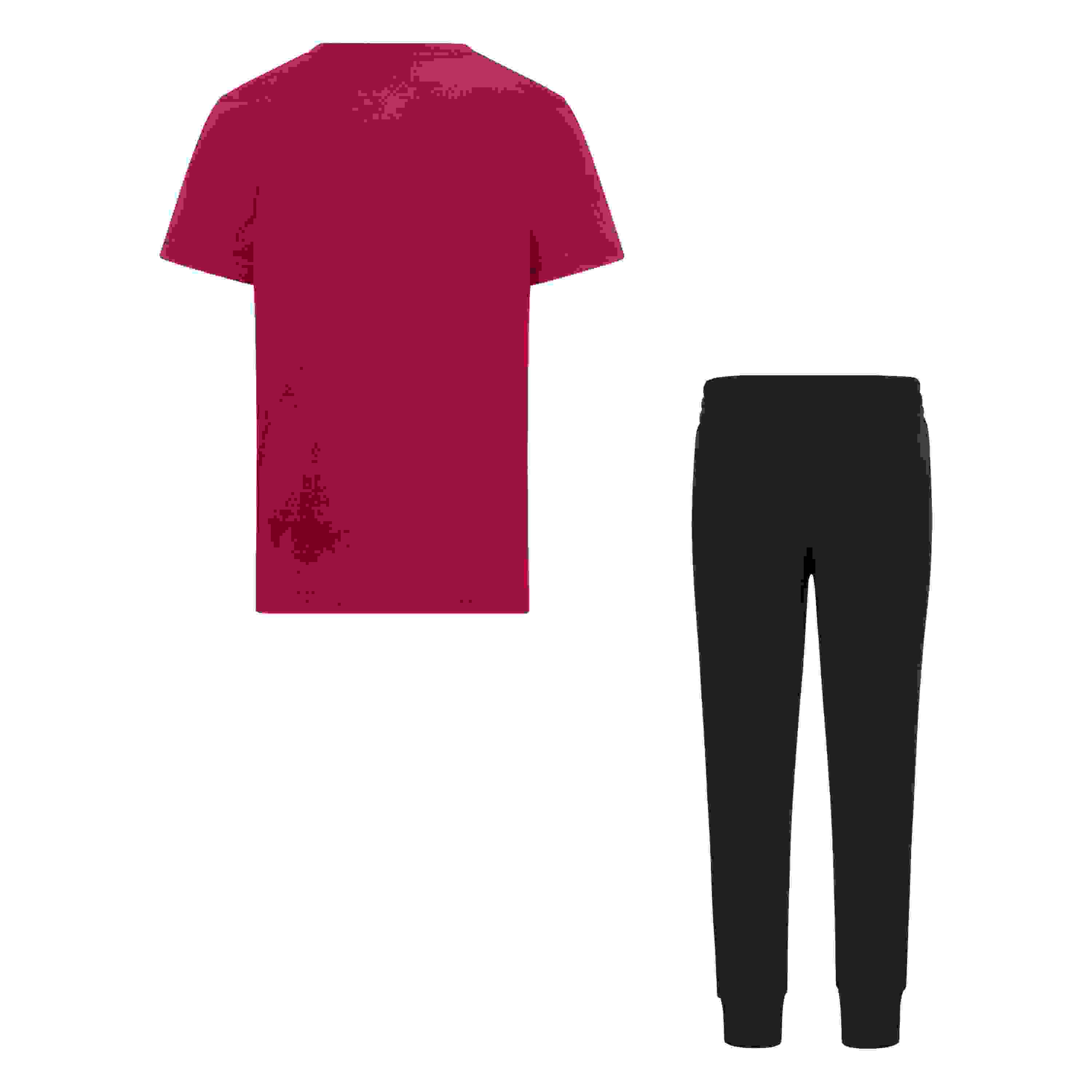 Jordan Jogger Little Kids' Red/Black Set